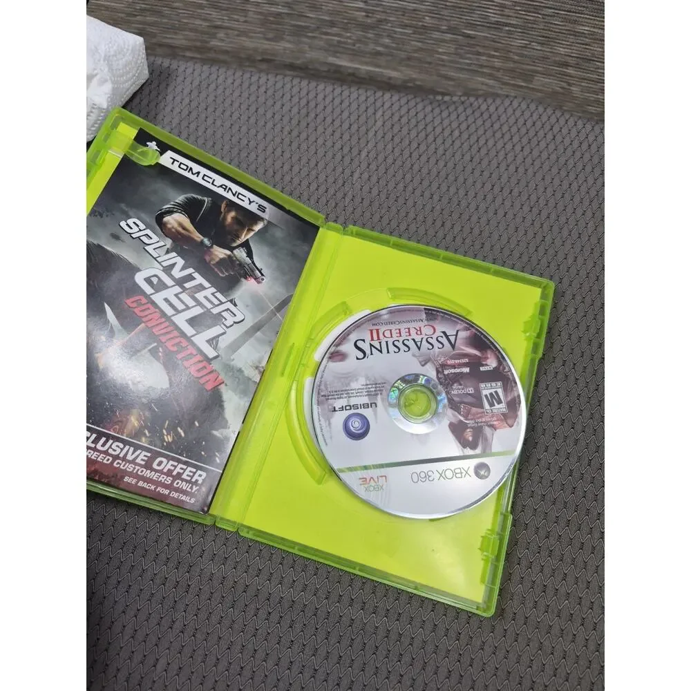 Assassin's Creed II for Xbox 360 Green Case